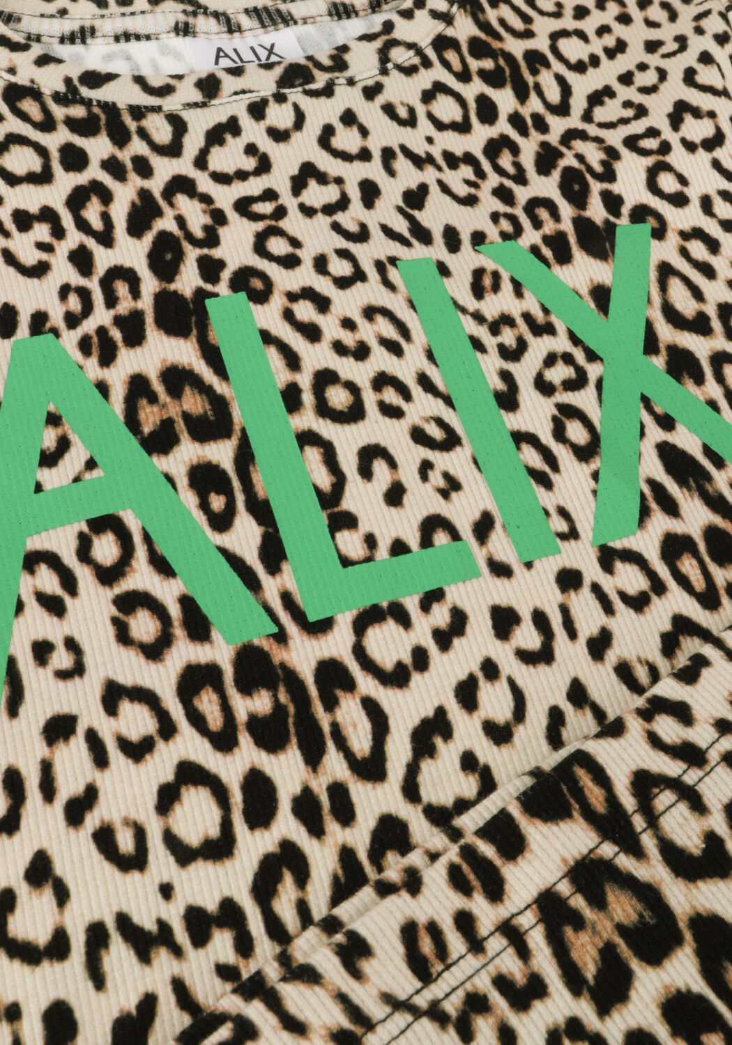Bruine ALIX MINI Top KNITTED LEOPARD T-SHIRT - large
