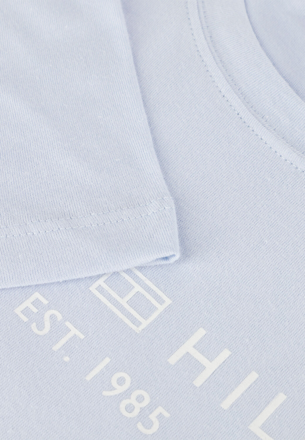 TOMMY HILFIGER T-shirt REG CORP LOGO Bleu clair - large