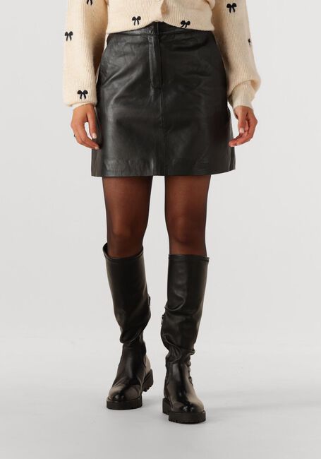 Y.A.S. Mini-jupe YASLYMA HMW LEATHER SKIRT en noir - large