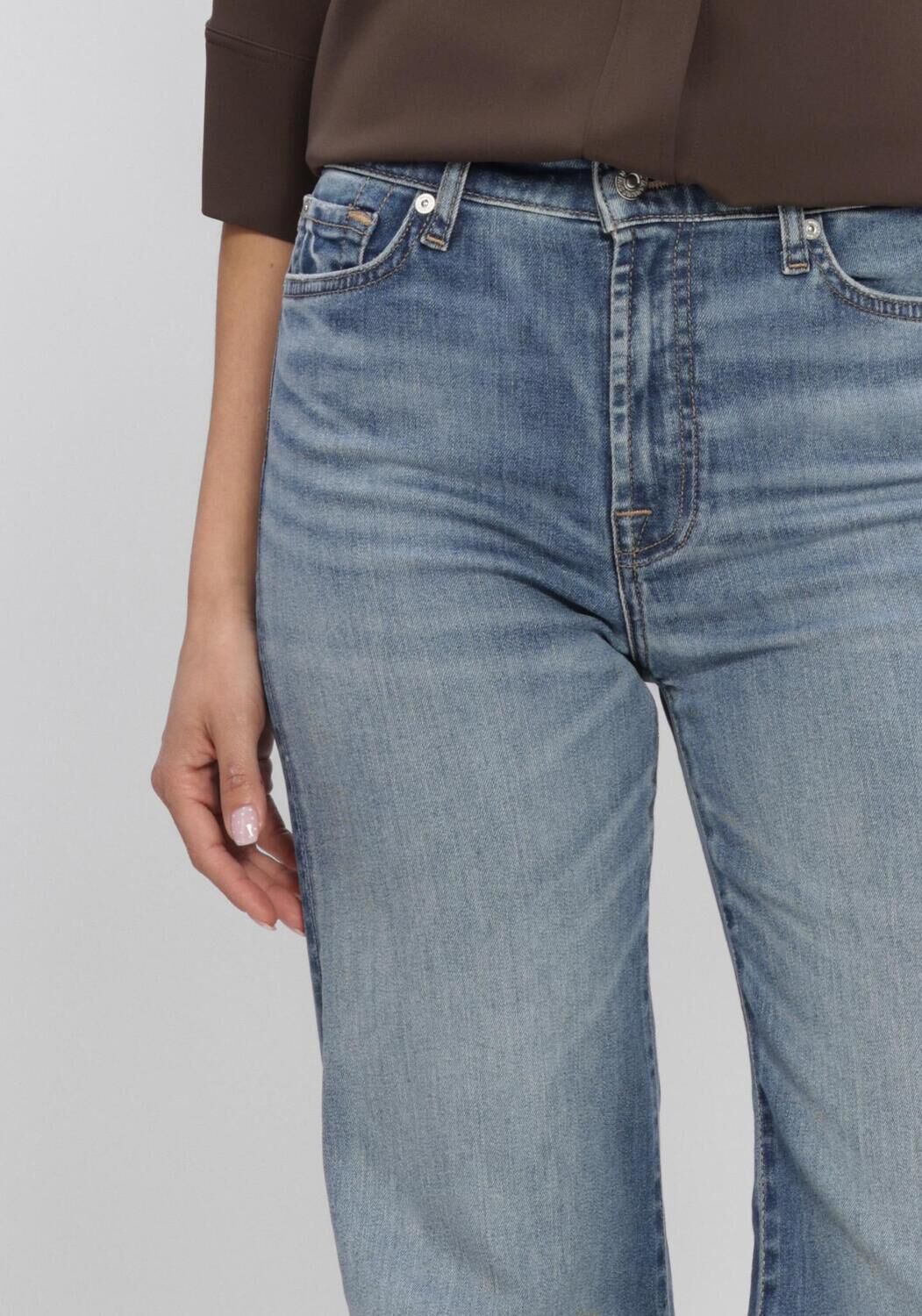 Lichtblauwe 7 FOR ALL MANKIND Wide jeans MODERN DOJO TAILORLESS - large
