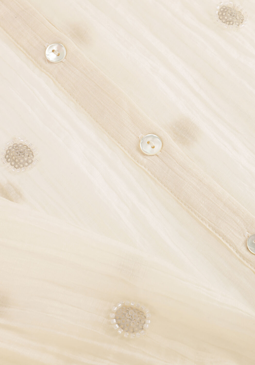 Gebroken wit NUKUS  ROSAN BLOUSE EMBROIDERY - large