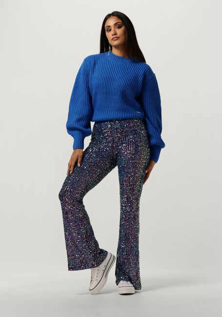 COLOURFUL REBEL Pull YITTY KNITTED SWEATER en bleu - large