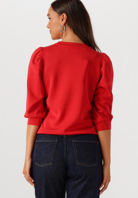 Rode SELECTED FEMME T-shirt SLFTENNY 3/4 SWEAT TOP - large