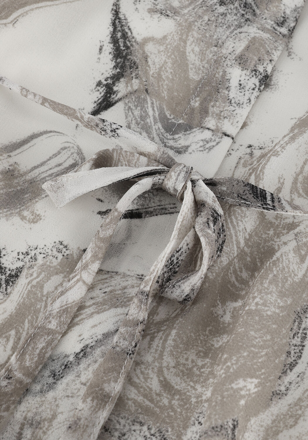 Groene MSCH COPENHAGEN Midi jurk KABRINA LS SHIRT DRESS AOP - large