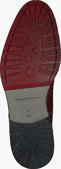 FLORIS VAN BOMMEL Bottines à lacets 10295 en cognac - large