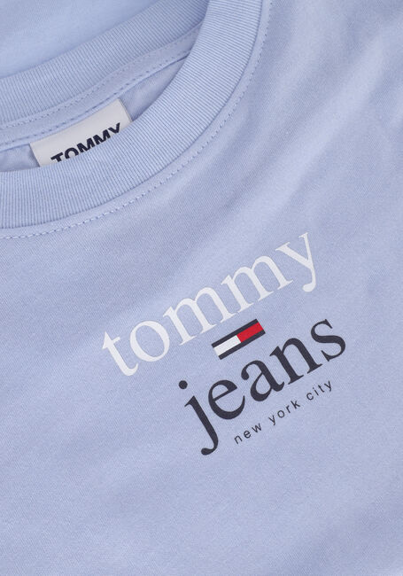 Lichtblauwe TOMMY JEANS T-shirt TJW BABY ESSENTIAL LOGO 2 SS - large