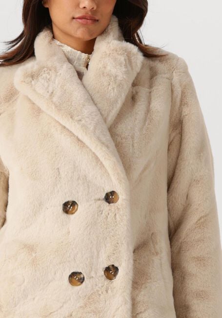 IBANA Manteau en fausse fourrure CAMILLE Écru - large