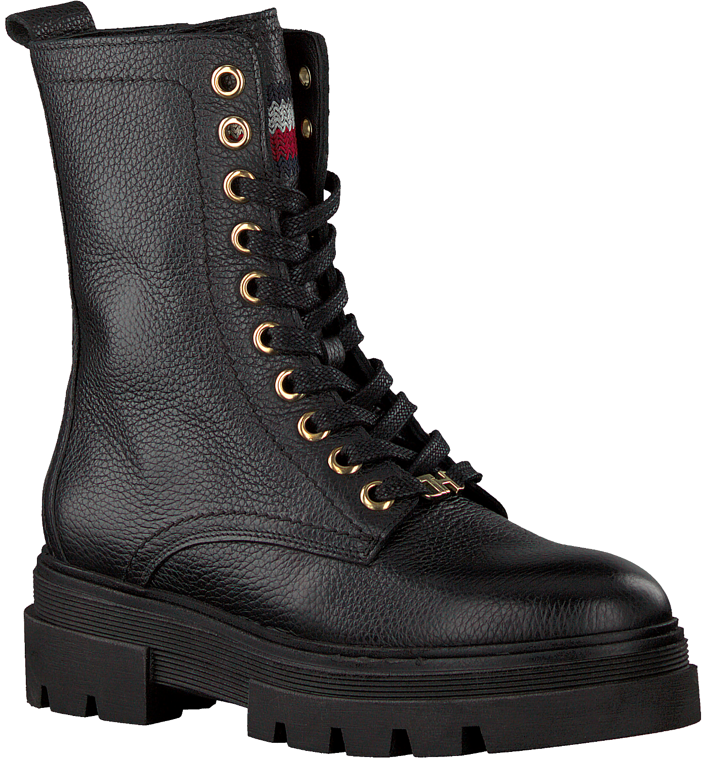 TOMMY HILFIGER Bottines à lacets RUGGED CLASSIC en noir | Omoda