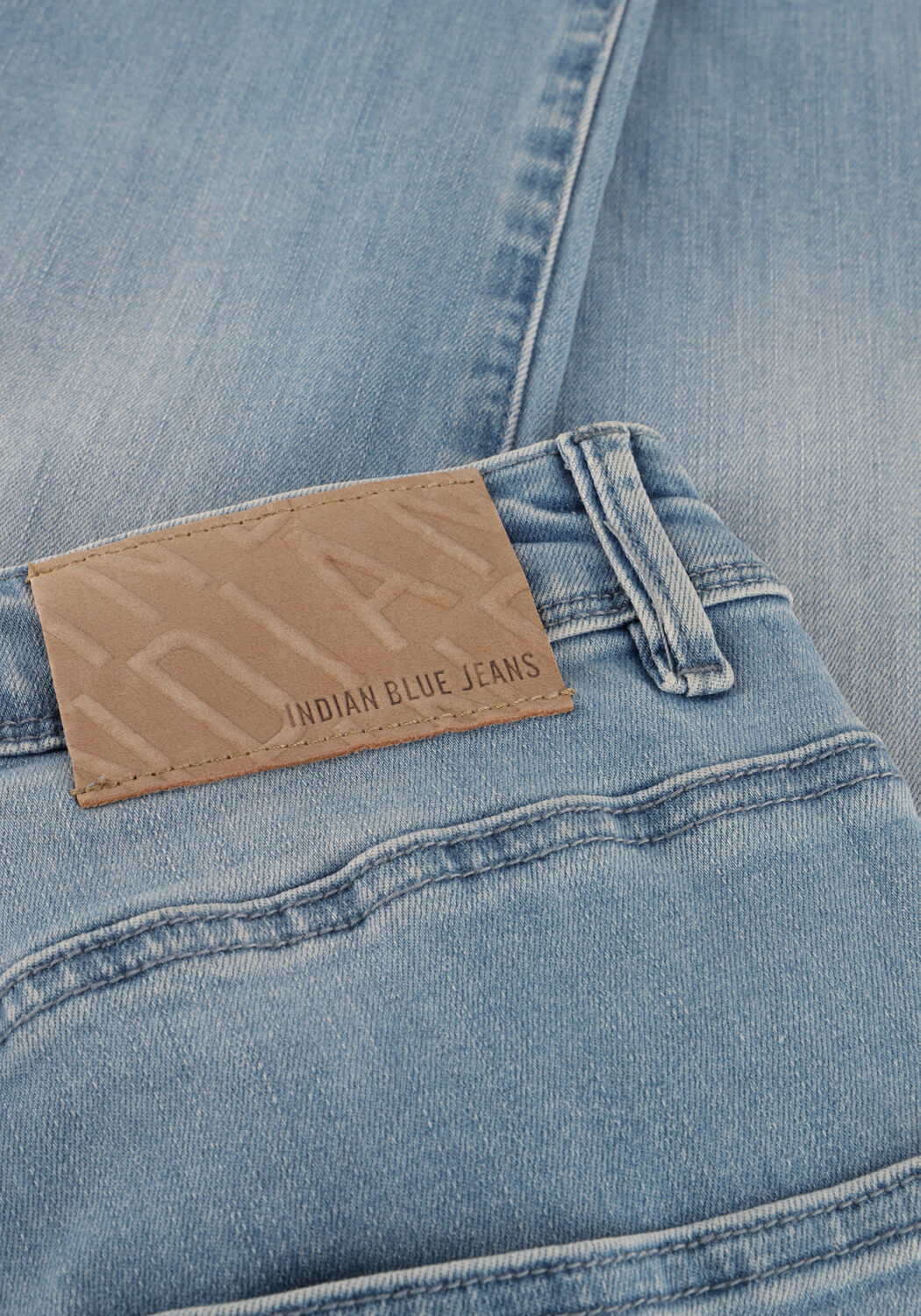 Lichtblauwe INDIAN BLUE JEANS Slim fit jeans 2560 WIDE STRAIGH BLUE JEANS - large