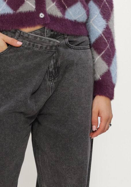 Grijze REFINED DEPARTMENT Wide jeans LADIES WOVEN DENIM JELENE - large