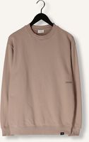 PUREWHITE Pull CREWNECK WITH BIG BACK PRINT en taupe PUREWHITE Pull CREWNECK WITH BIG BACK PRINT en taupe - medium