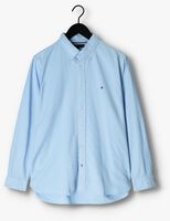 Lichtblauwe TOMMY HILFIGER Casual overhemd PIGMENT GARMENT DYE RF SHIRT