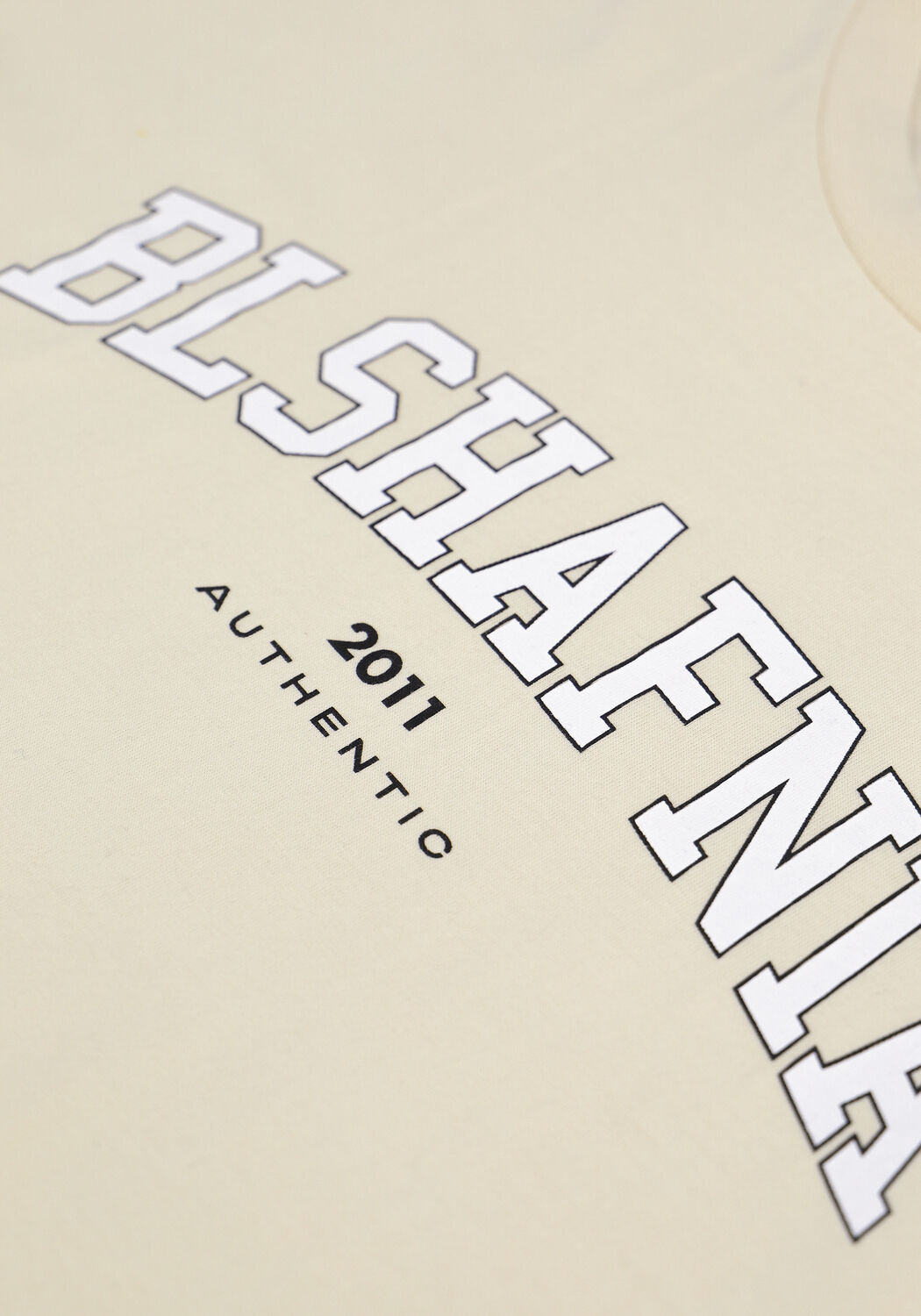 Gebroken wit BLS HAFNIA T-shirt VARSITY ARCH T-SHIRT - large