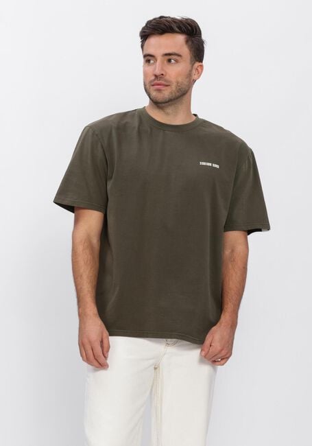 ANERKJENDT T-shirt AKVILLADS ITALIEN COFFEE SS TEE en vert - large