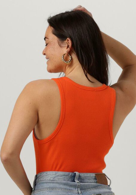 Oranje SELECTED WOMEN Top SLFANNA O-NECK TANK TOP - large