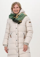 Groene ALPACA LOCA Sjaal SCARF BLOCKED - medium