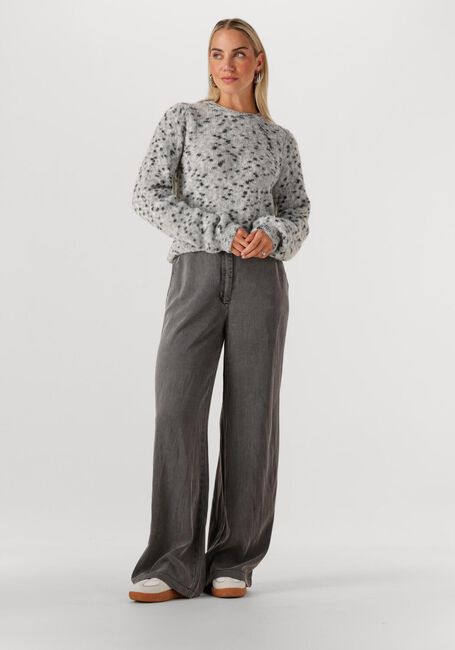 SIMPLE Pull KNIT-PONG-25-3 en gris - large