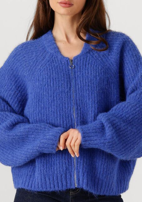 EDITED Gilet RANI BOMBER CARDIGAN en bleu - large