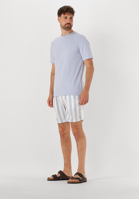 SCOTCH & SODA Shorts de bain STRIPED MID-LENGTH SWIMSHORT en bleu - large