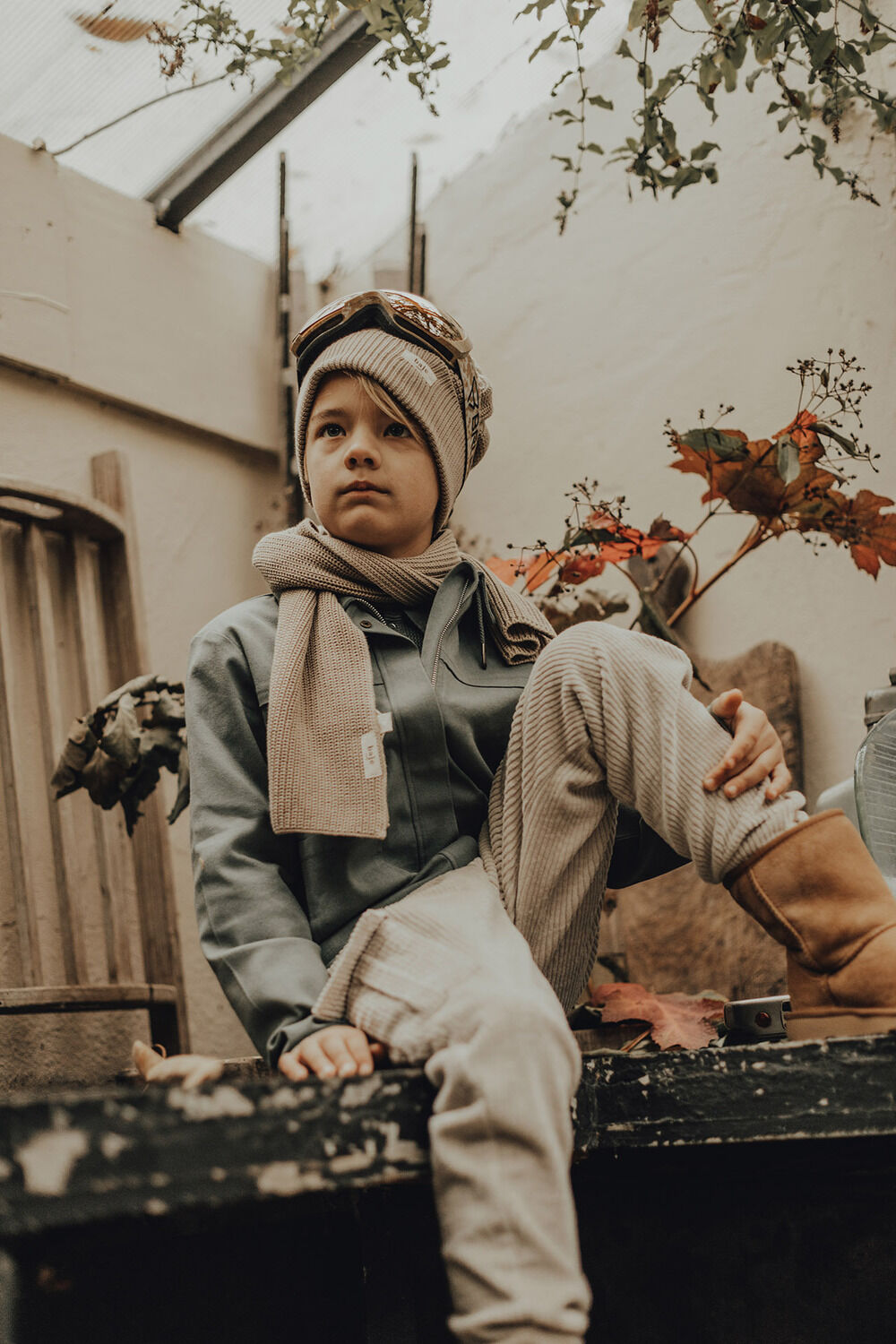 BAJE STUDIO Pantalon cargo WARWICK en beige - large