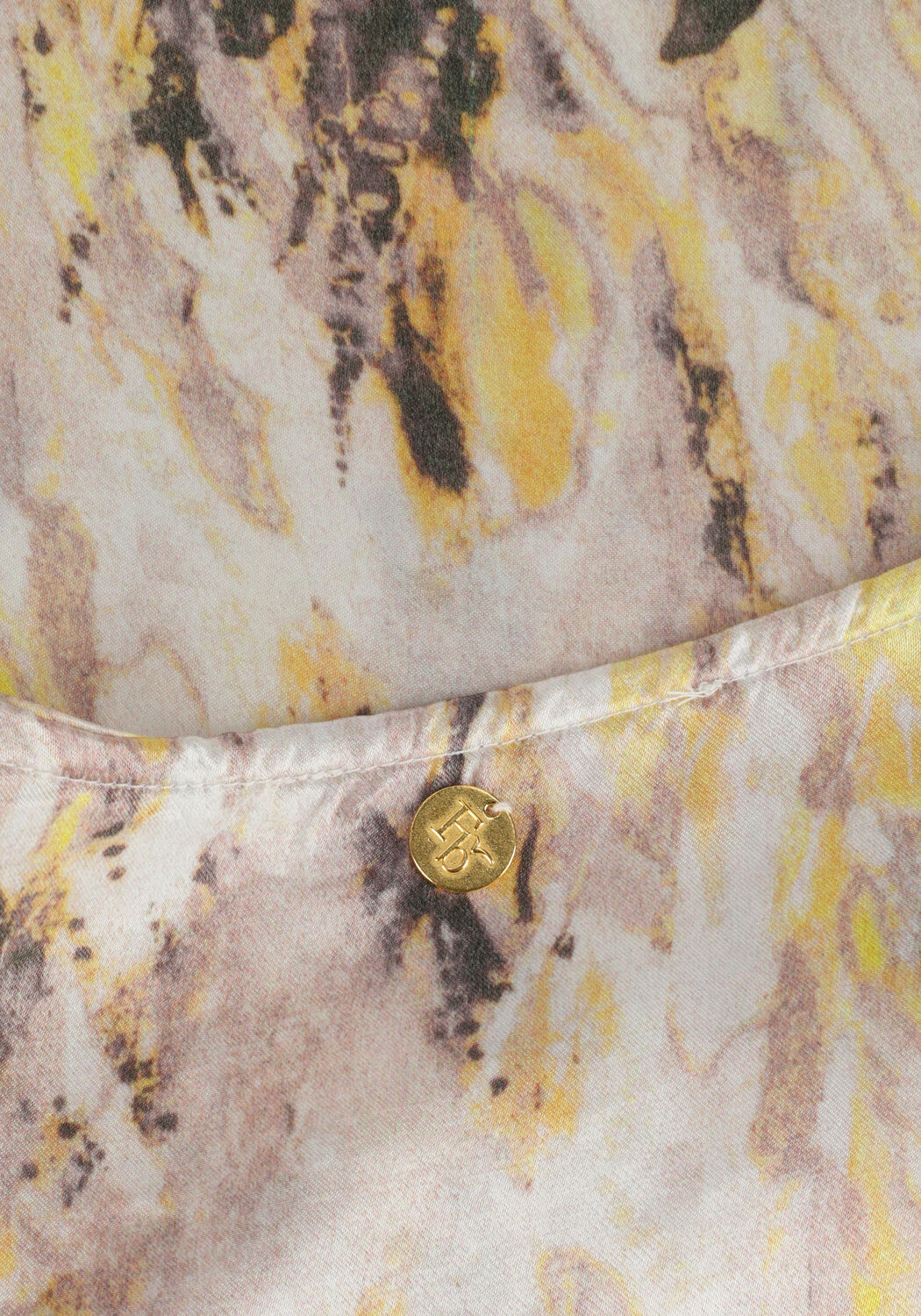 Gele FREEBIRD Mini jurk OMRA DRESS - large