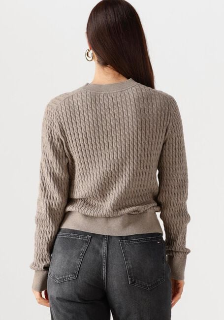 Beige TOMMY HILFIGER Trui CO CABLE FINE GG C-NK LS SWT - large