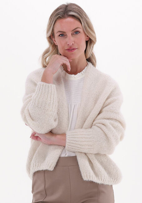 KNIT-TED Gilet BECKY CARDIGAN Écru - large