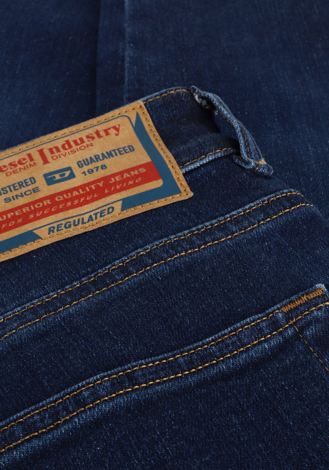 DIESEL Skinny jeans 1984 SLANDY-HIGH Bleu fonc&eacute; - large