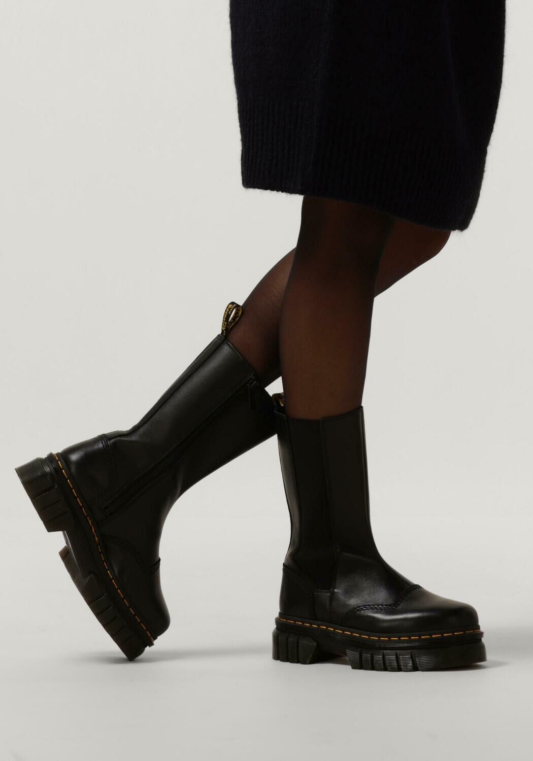 新品 Dr.Martens AUDRICK CHELSEA TALL BOOTS Amazon.com: Dr. Martens Women's Audrick Nappa Leather