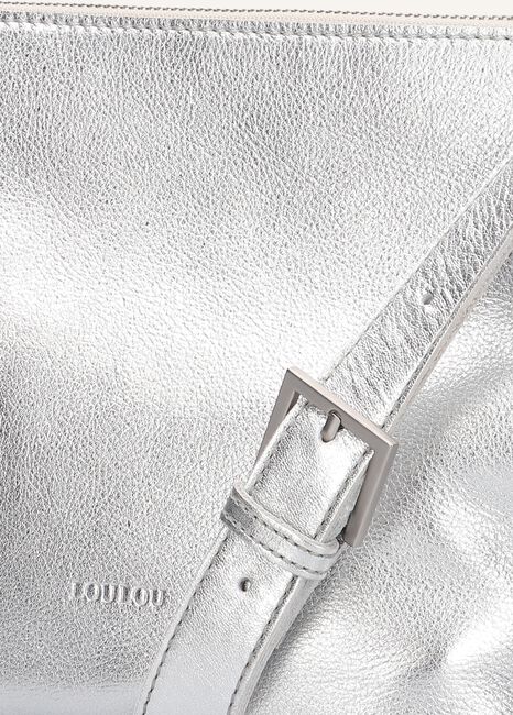 Zilveren LOULOU ESSENTIELS Schoudertas MARIE Zilveren LOULOU ESSENTIELS Schoudertas MARIE - large
