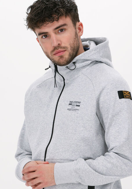 PME LEGEND Jack ZIP JACKET INTERLOCK SWEAT Gris clair - large