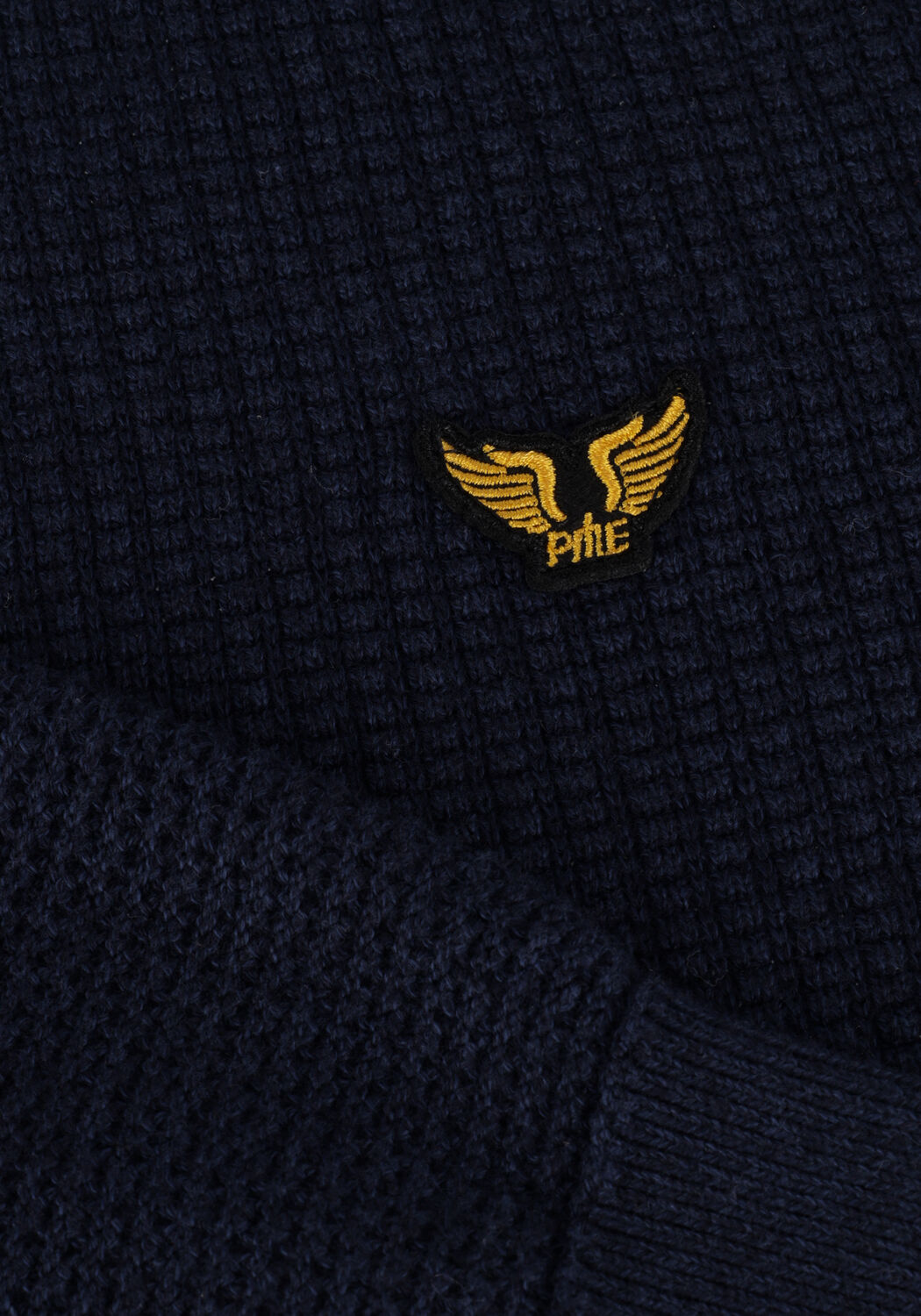 Blauwe PME LEGEND Vest ZIP JACKET COTTON KNIT - large