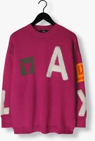 Bordeaux ALIX THE LABEL Trui LADIES KNITTED ART WORK PULLOVER