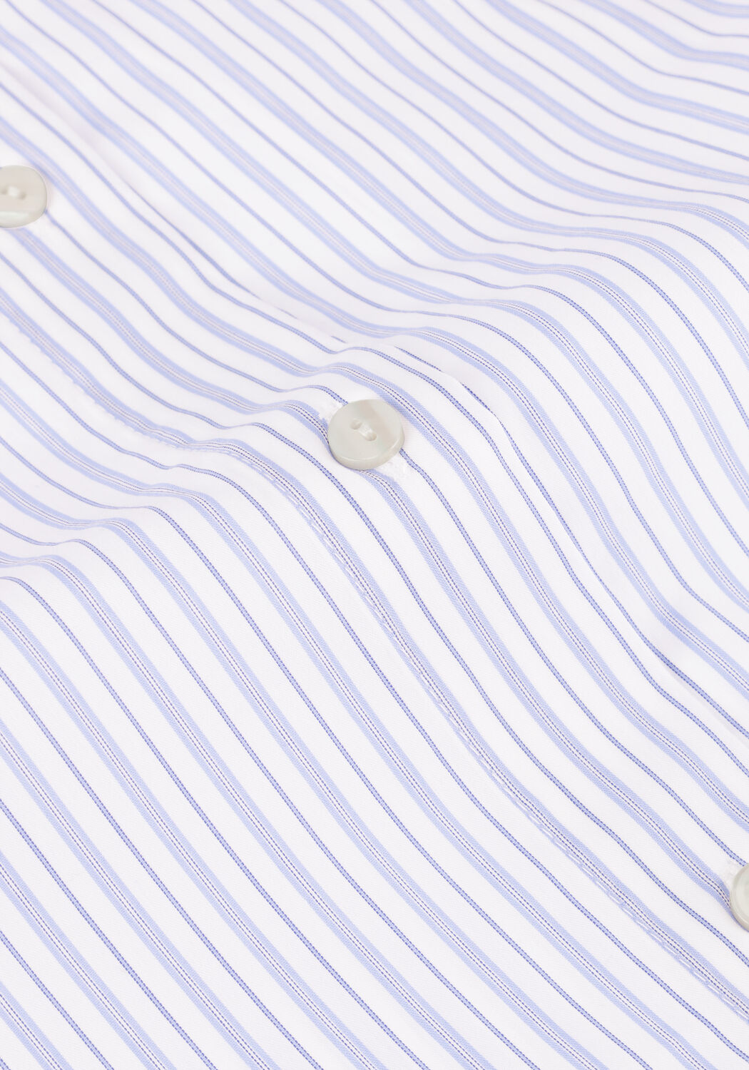 Lichtblauwe NEO NOIR  DITA MINI STRIPE SHIRT - large