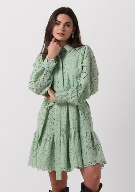 Mint Y.A.S. Mini jurk YASHOLI LS BELT DRESS S. - large