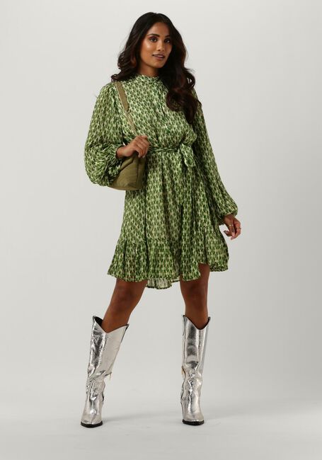 Groene NOTRE-V Mini jurk NV-BLAIR MINI DRESS - large