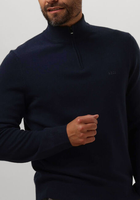 Donkerblauwe BOSS BLACK Trui EMARLO - large