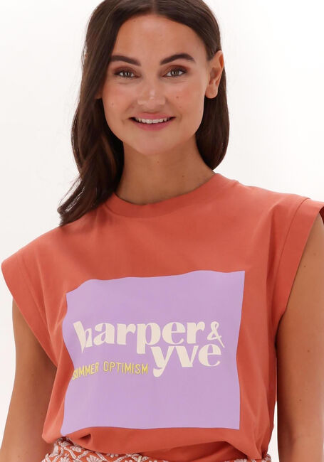 HARPER & YVE T-shirt SUMMER-SS en orange - large