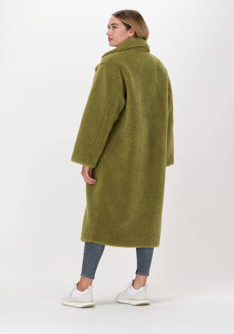 Groene STAND STUDIO Teddy jas MARIA COAT TEDDY - large