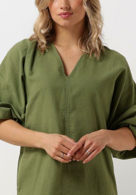 PENN & INK Robe midi DRESS en vert - large