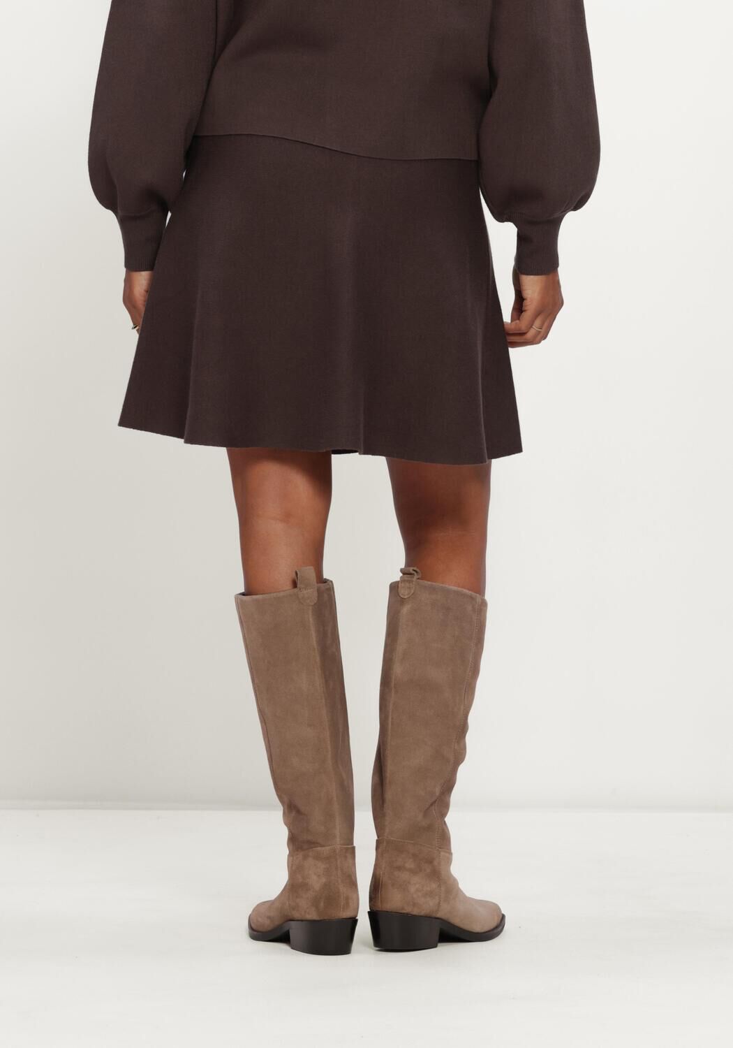 MSCH COPENHAGEN Mini-jupe MSCHMERCY EAST SKIRT en marron - large