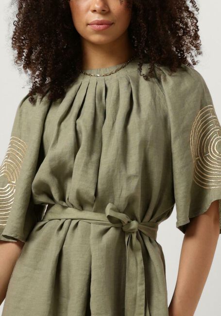 GREEK ARCHAIC KORI Mini robe 230091 en vert - large