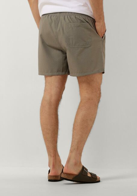 SELECTED HOMME Shorts de bain SLHCOOPER SEERSUCKER SWIMSHORTS en vert - large