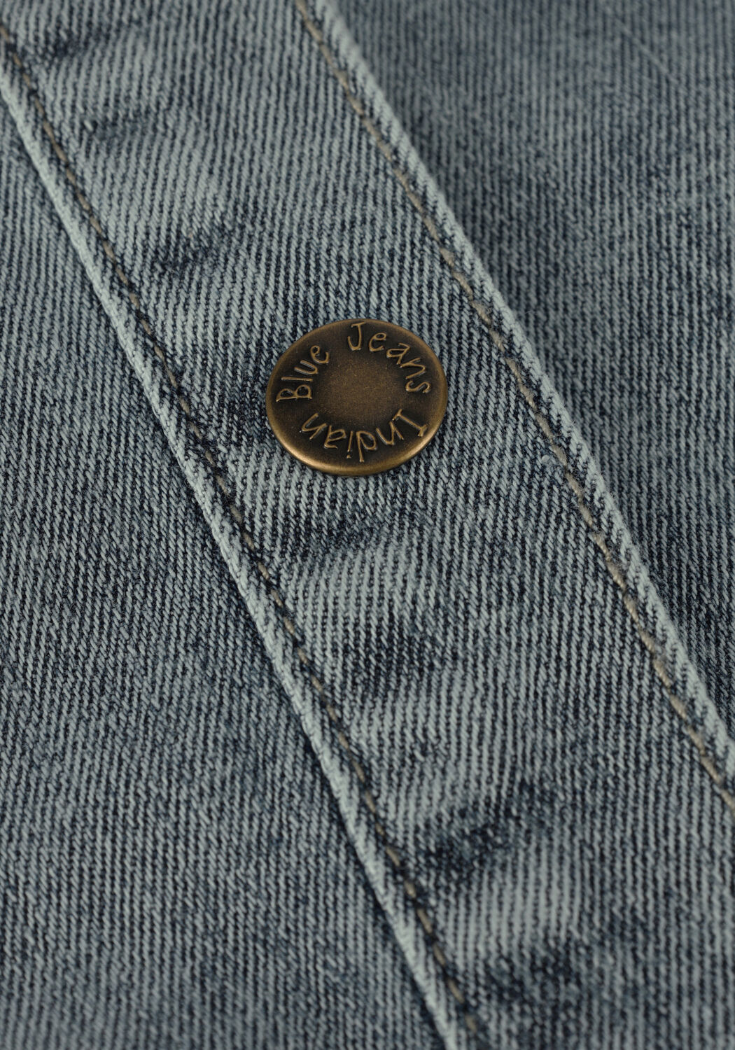 INDIAN BLUE JEANS Gilet DENIM PRINTED GILET en bleu - large