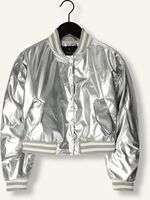 Zilveren NIK & NIK Gewatteerde jas KANSAS BOMBER Zilveren NIK & NIK Gewatteerde jas KANSAS BOMBER - medium