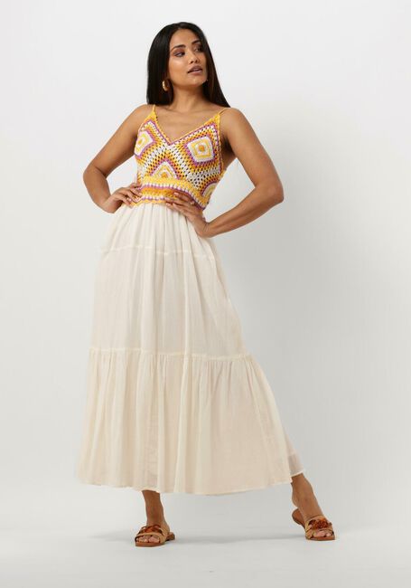 LOUIZON Robe maxi DUNPHY en blanc - large