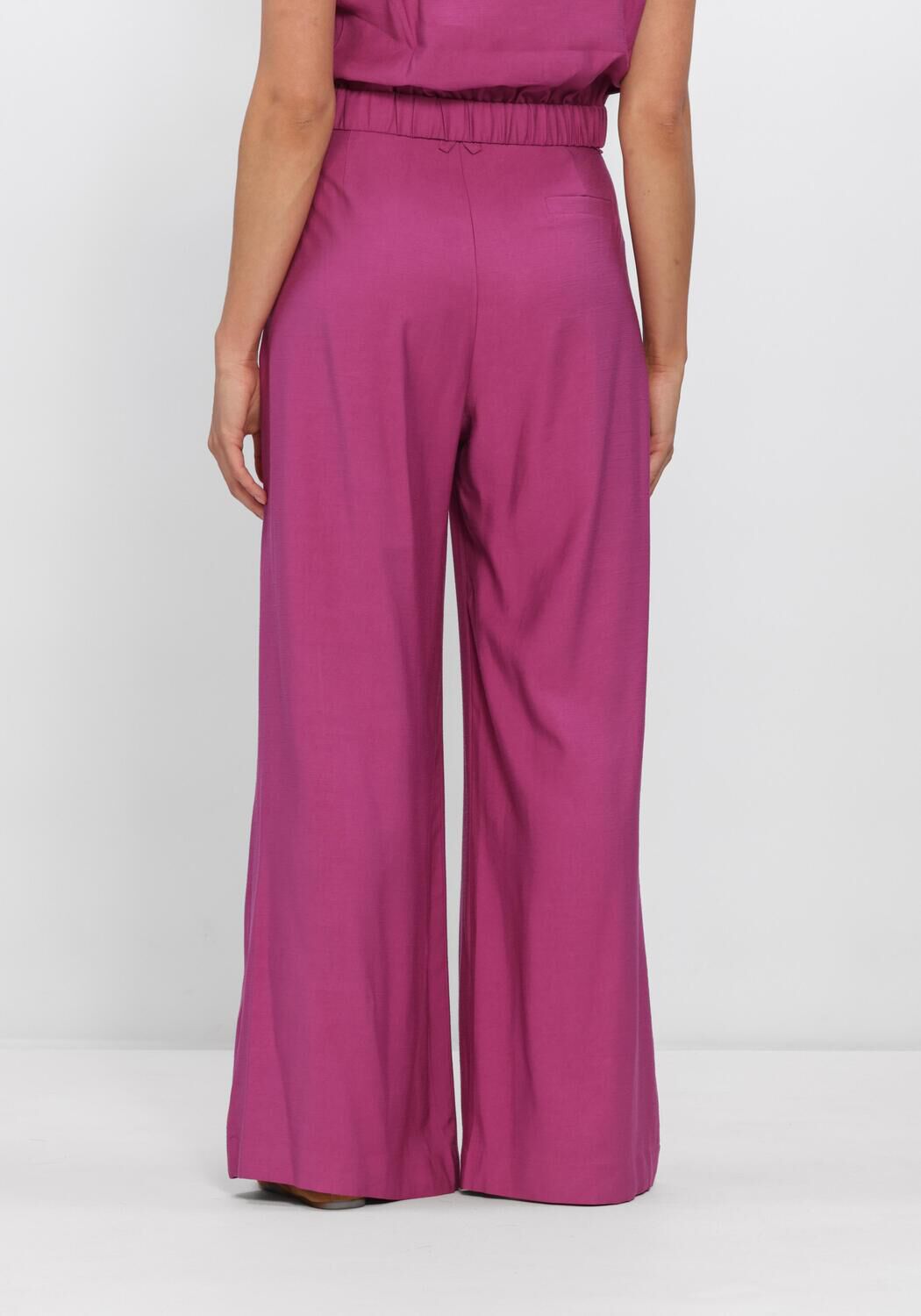SUNCOO Pantalon large JULIO en rose - large