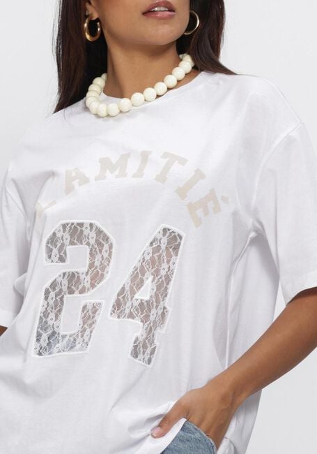 HAUTE L'AMITI&Eacute; 24 LACE NUMBER TEE Hauts & T-shirts en blanc - large