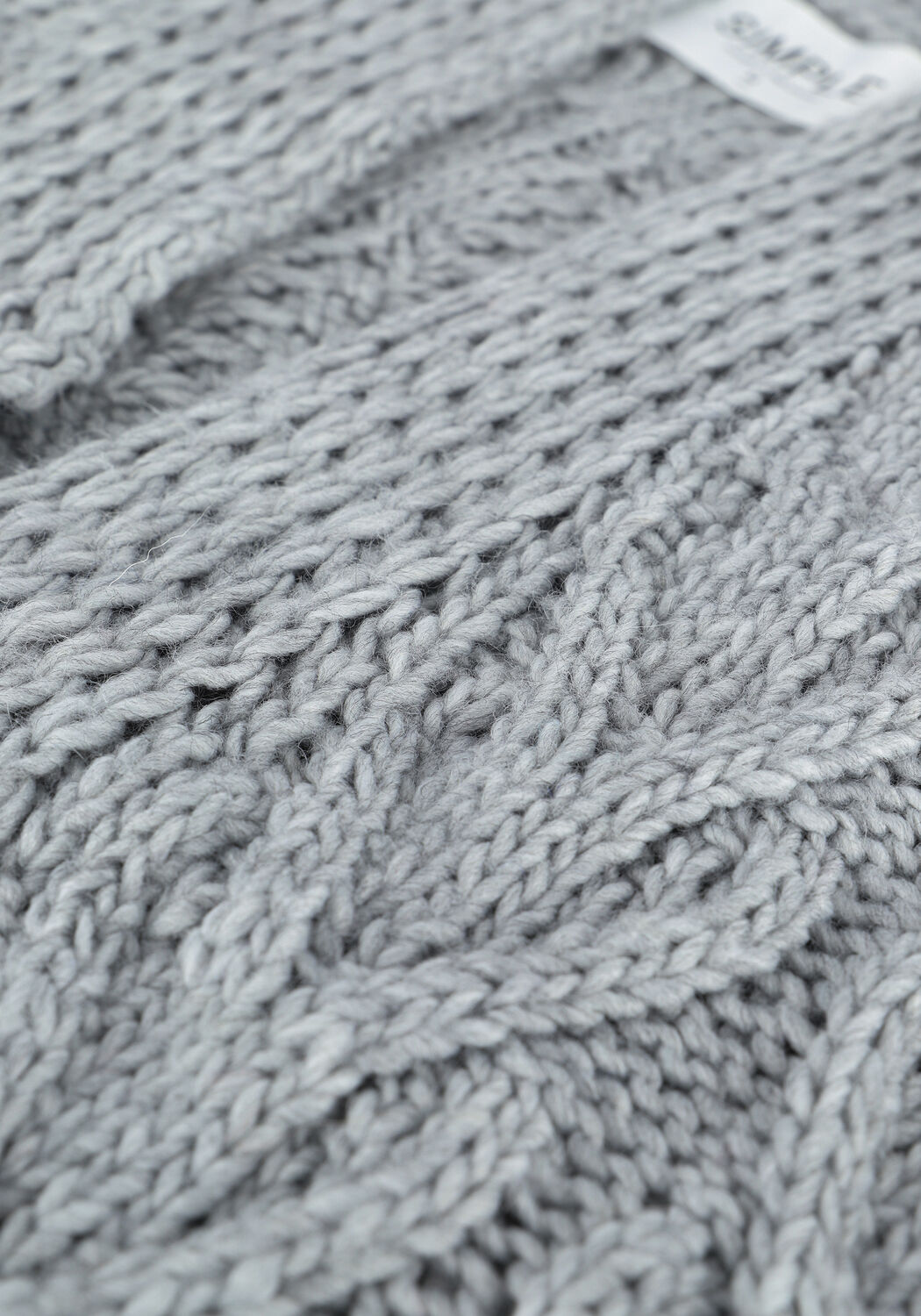 Grijze SIMPLE Vest PISO - large