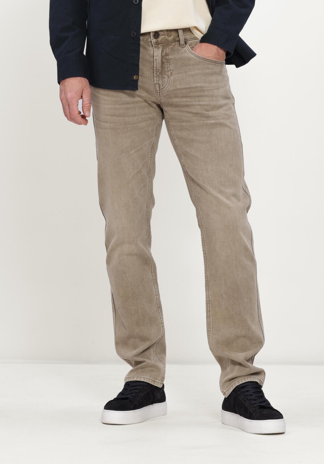 PME LEGEND Straight leg jeans NIGHTFLIGHT WASHED SWEAT Sable - large